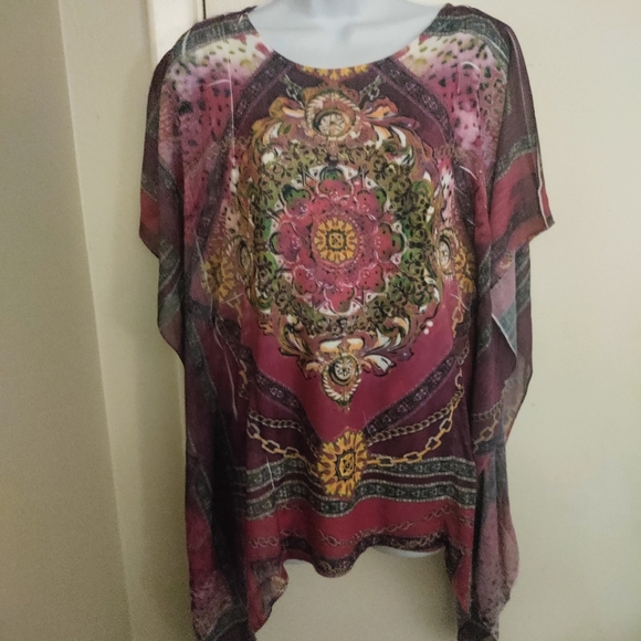 Sienna Rose Tops - 🚨MUSHKA BY SIENNA ROSE, Inc. colorful & flowy Boho tunic. Sz.M